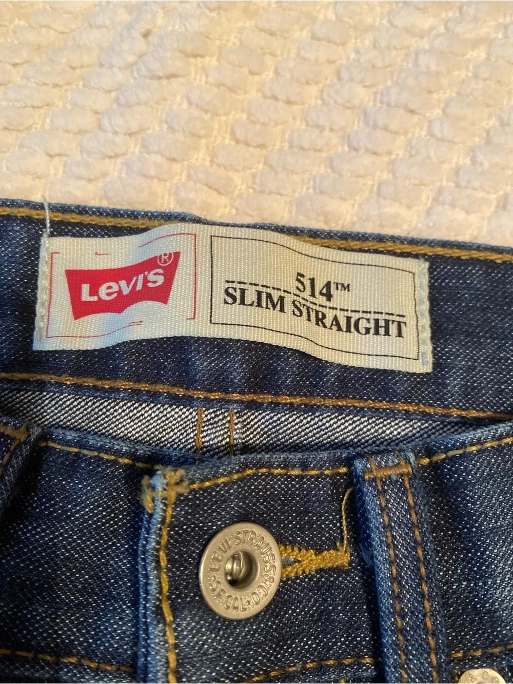 Levi’s 514 Slim Straight Jeans W27 L29 Medium Wash Denim